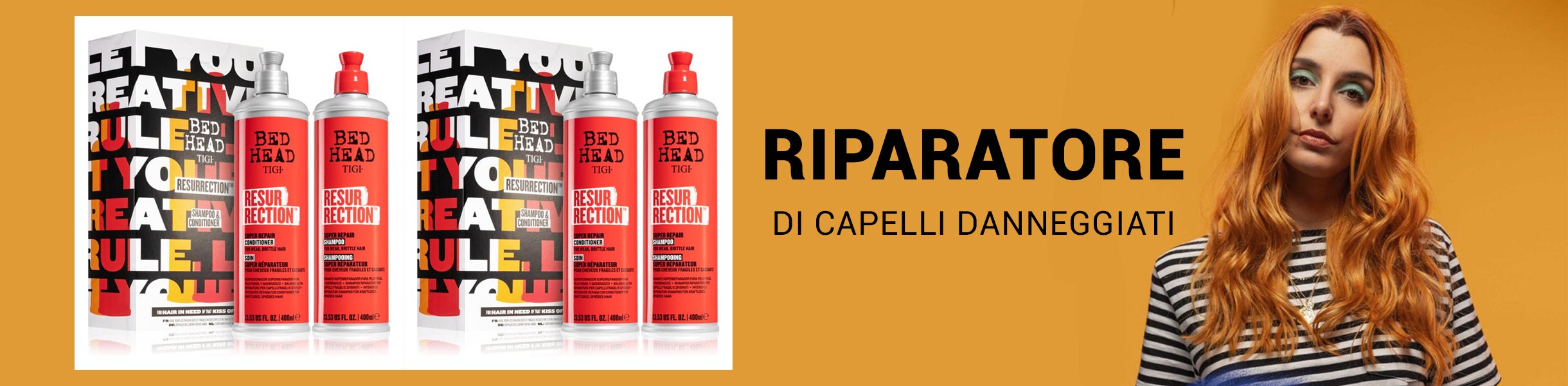 TIGI BED HEAD RESURRECTION - CAPELLI DANNEGGIATI/SFIBRATI